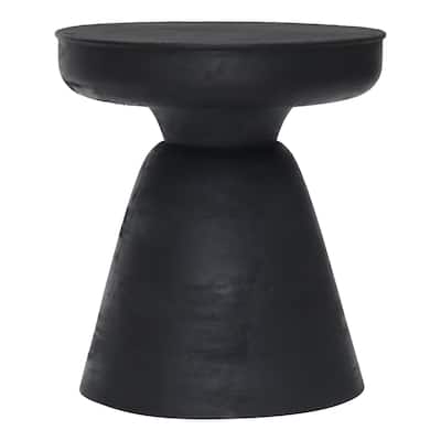 Sage Side Table Black - 15.9" W x 15.9" D x 18.1" H