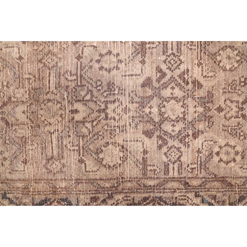 ECARPETGALLERY Hand-knotted Antalya Vintage Tan Wool Rug - 3'3 x 9'2