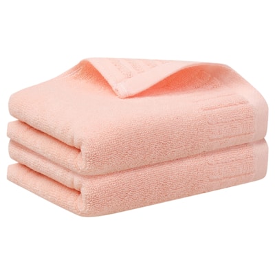 Striped Pattern 2 Pack Hand Towels, Cotton Comfortable Hand Towels for Bathroom, Kitchen 14" x 30"