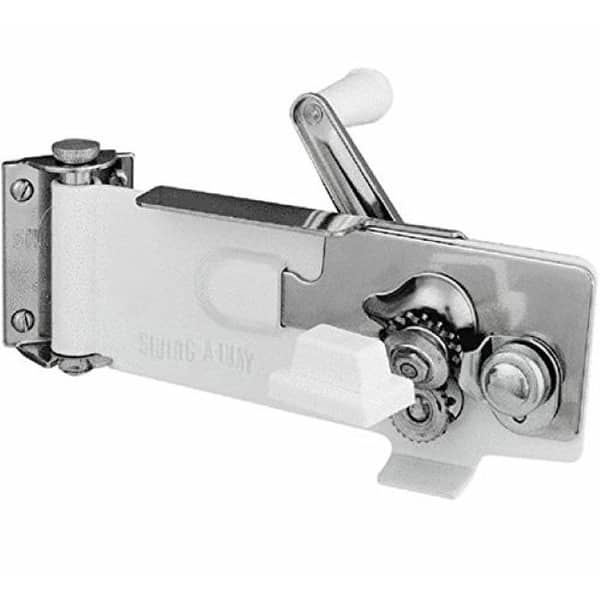 Swing A Way Wall Mount Manual Can Opener With Magnetic Lifter - White  Silver - Bed Bath u0026 Beyond - 27277918