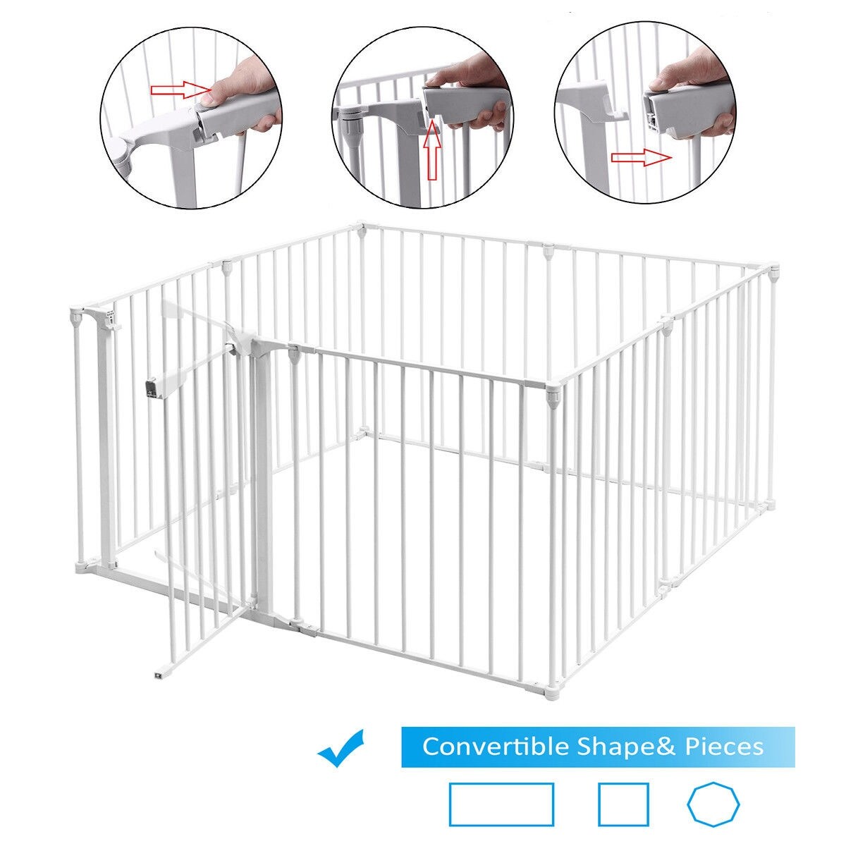 8 panel baby gate
