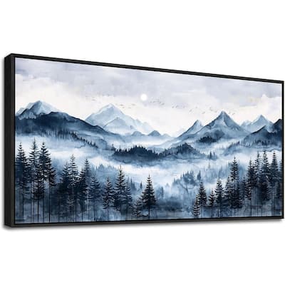 Misty and Fog Forest Painting Mountain Landscape Pictures Artworks