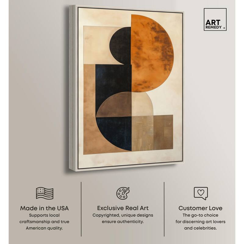 Divided Circle II Canvas by Art Remedy
