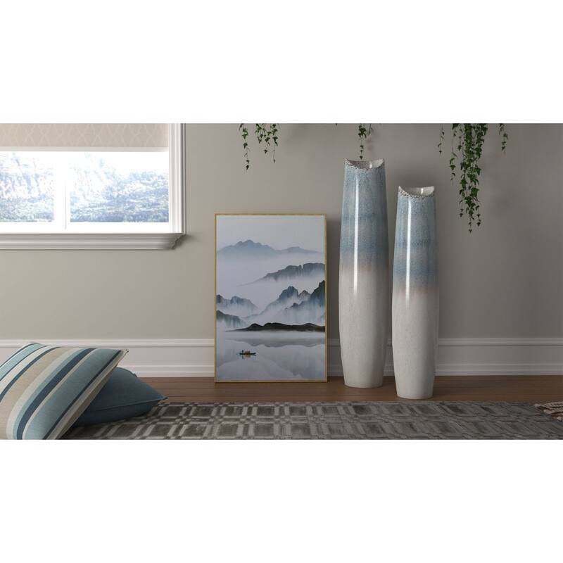 Porch & Den Kemper Ceramic Floor Vase