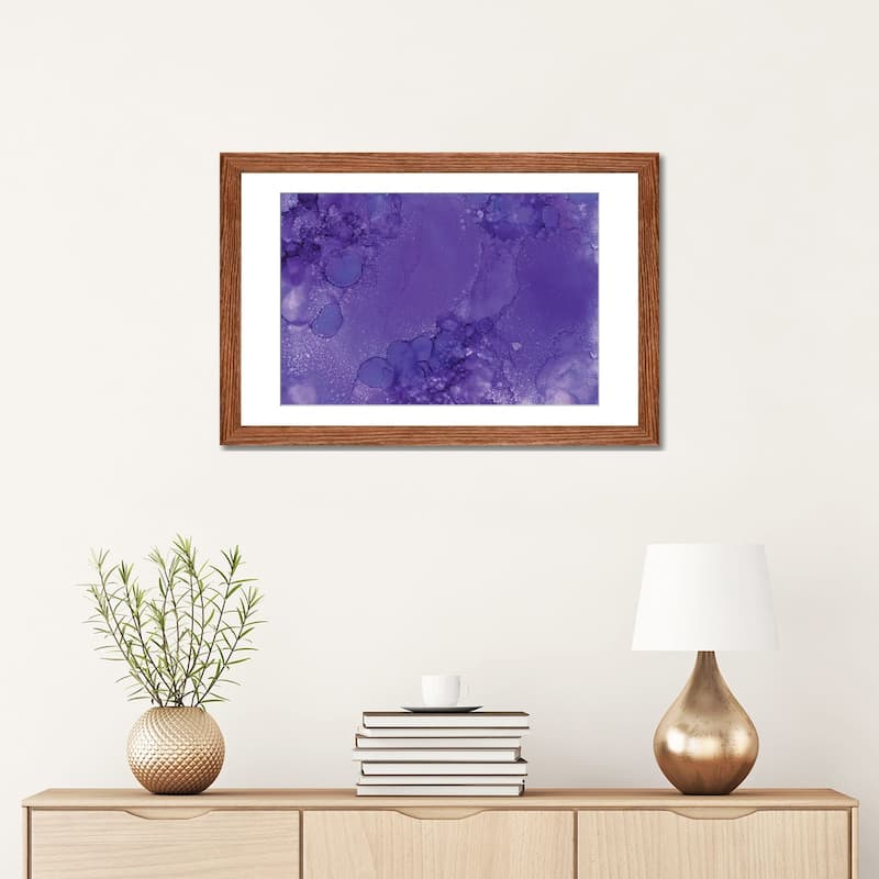 iCanvas "Purples Bubbles" by Melissa Renee