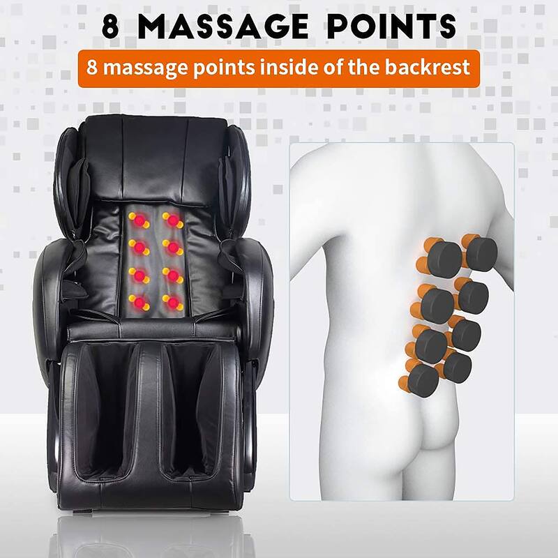 Pontious Modern Zero Gravity Massage Chair with Kneading Technique