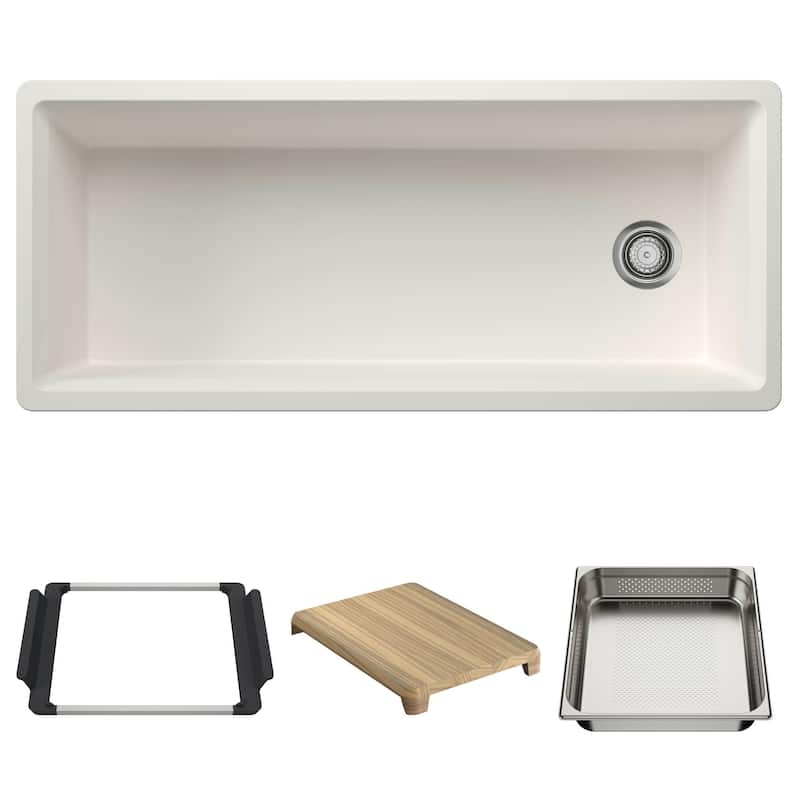 Blanco 443330 Inteos 45" Undermount Single Basin Granite Composite