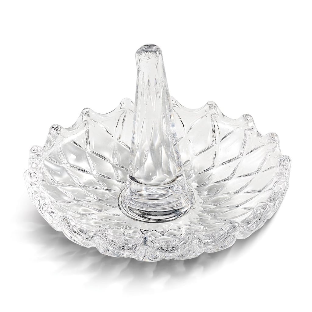 Curata Round Glass Ring Holder