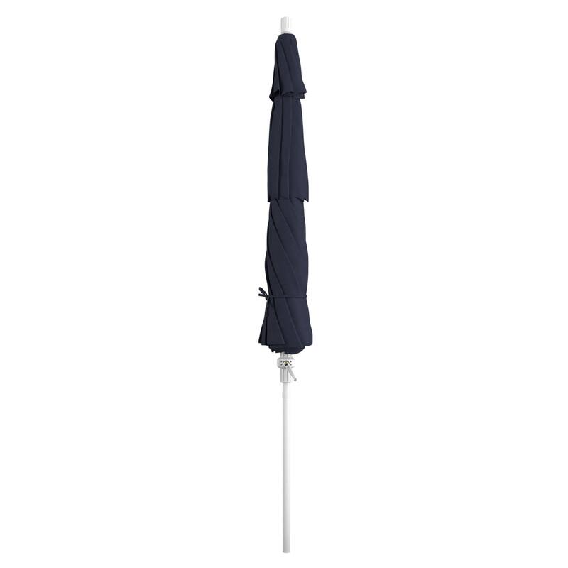 Perry 11ft Round Crank Lift Collar Tilt Aluminum Patio Umbrella by Havenside Home, Base Not Included