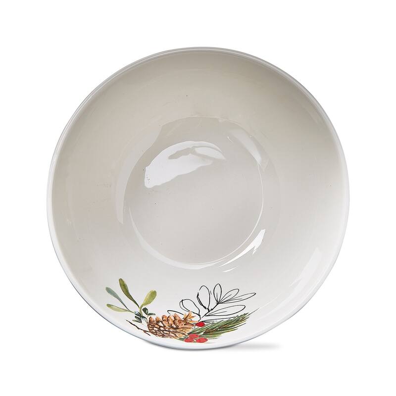 Winter Sprig Serving Bowls