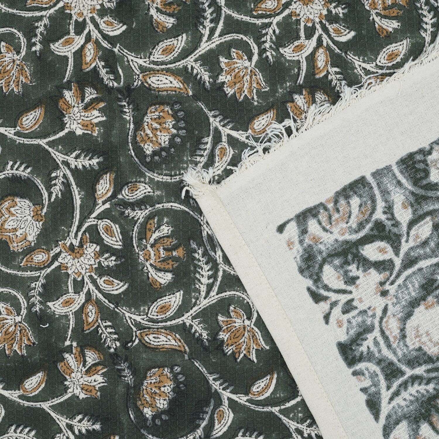 Option Saraswati- Dark Green, Brown, Beige