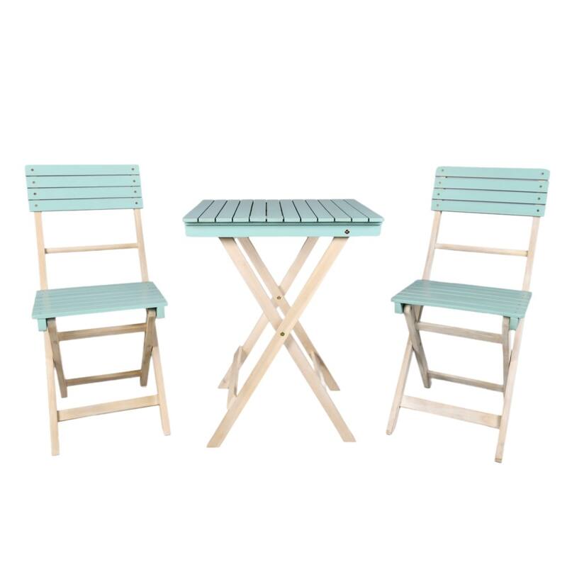 Modern Outdoor Acacia Wood Chair and Coffee Table for Patio