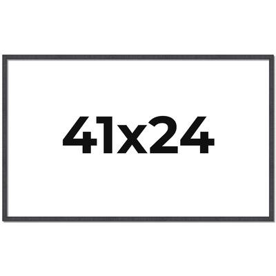 41x24 Frame Brown Solid Wood Picture Frame - Complete Modern Photo