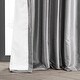 preview thumbnail 17 of 42, Exclusive Fabrics Solid Faux Dupioni Pleated Blackout Curtain Panel