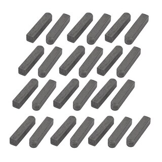 25mmx5mmx5mm Carbon Steel Key Stock Keystock Gray 25pcs - Bed Bath ...