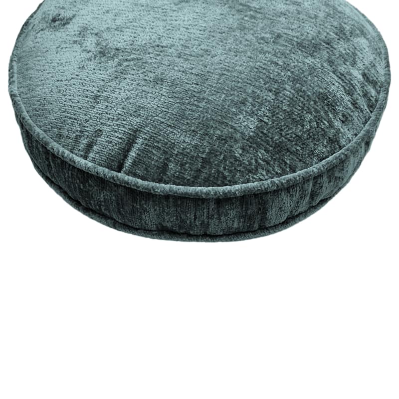 Edie At Home Delmonico Chenille Decorative Pillow 16" Round