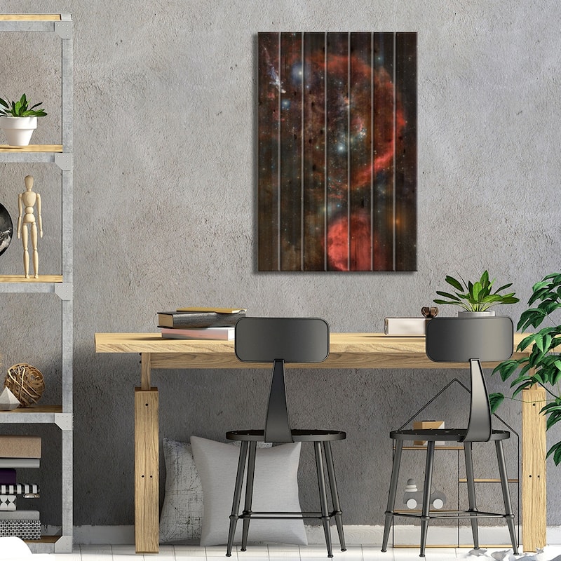 Orion the Hunter (Hubble Space Telescope) Print On Wood by NASA - Multi-Color