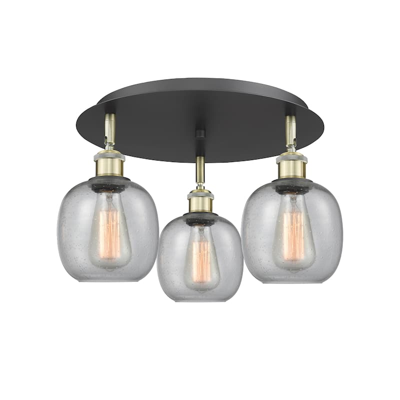 Innovations Lighting Belfast - 3 Light 18" Flush Mount