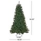 preview thumbnail 3 of 13, Faux Noble Fir 7-foot Christmas Tree by Christopher Knight Home - 48.00" L x 48.00" W x 84.00" H