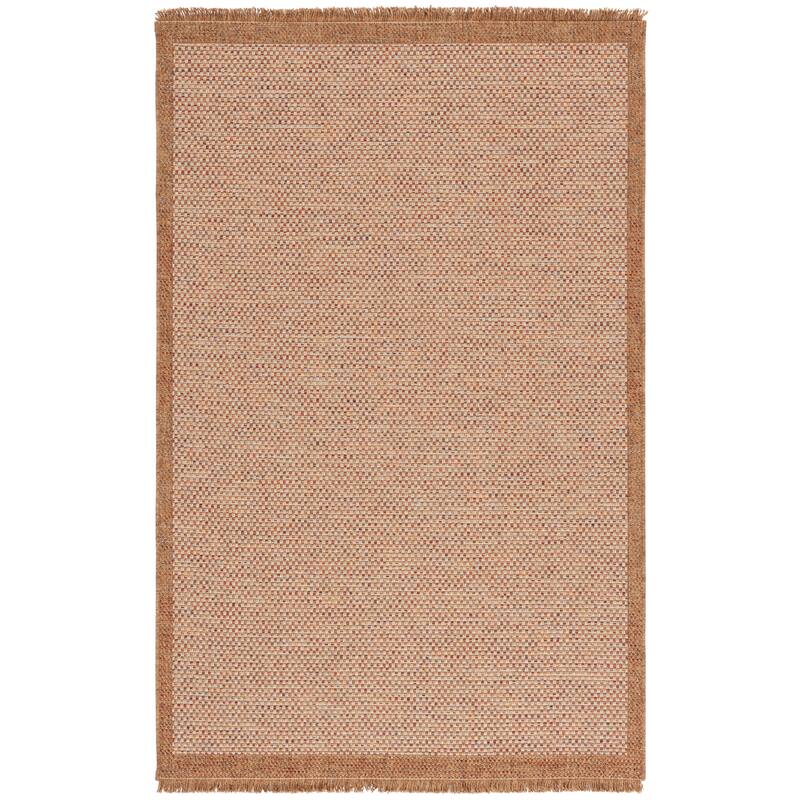 SAFAVIEH Wicker Ichiko Casual Rug - 4' x 6' - Natural/Brown