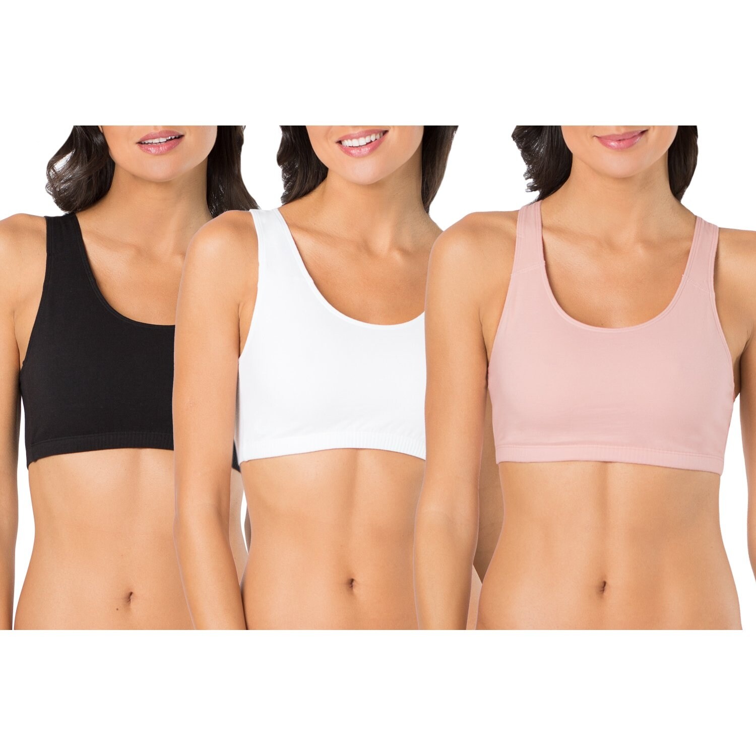 fruit of the loom built up sports bra