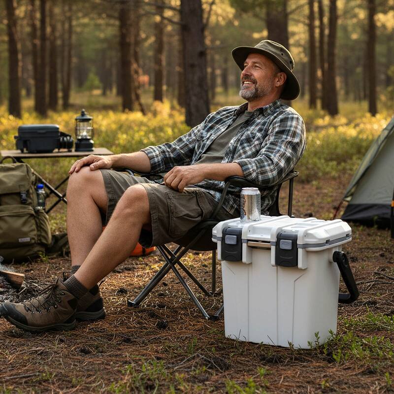 Costway 21 QT Ultra-Light Injection Molded Cooler with Swing-up Handle - See Details