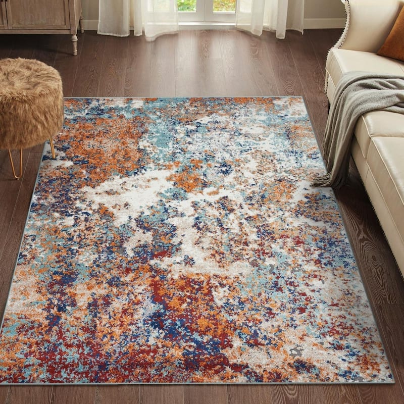 Luxe Weavers Abstract Area Rug Modern Design