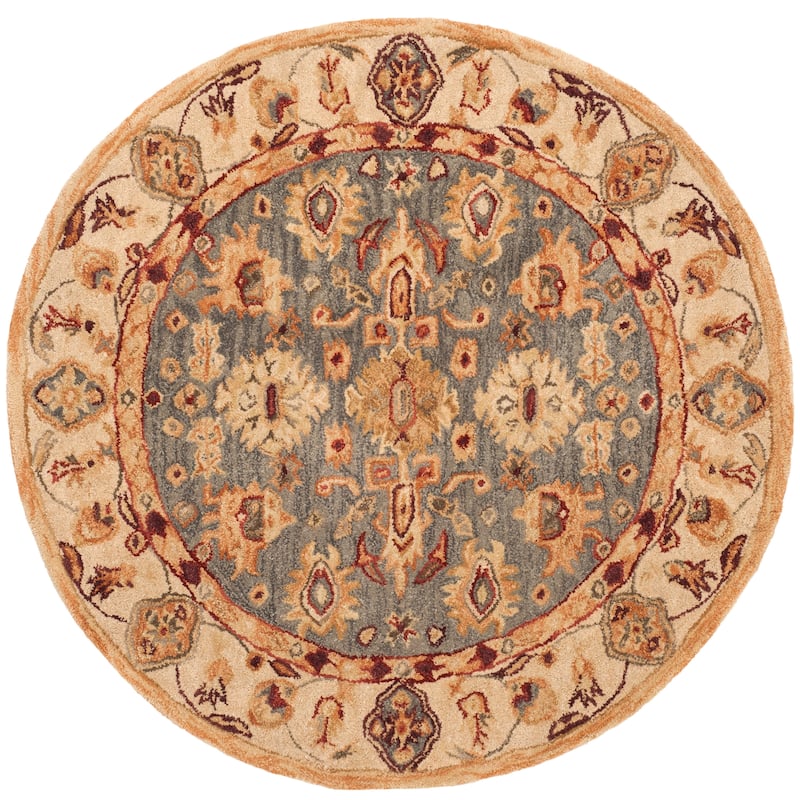 SAFAVIEH Handmade Anatolia Bibbi Traditional Oriental Hand-spun Wool Rug