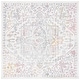 preview thumbnail 3 of 14, SAFAVIEH Layla Ulfrida Shabby Chic Farmhouse Rug 6'7" Square - Ivory Grey/Pink - Square