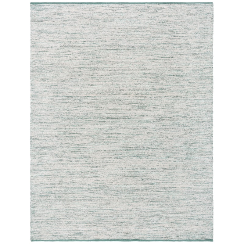 SAFAVIEH Handmade Montauk Litty Cotton Rug - 8' x 10' - Ivory/Green