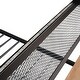 preview thumbnail 14 of 24, Modern Metal Bunk Bed with Built-in Desk, Light and 2 Drawers, Black