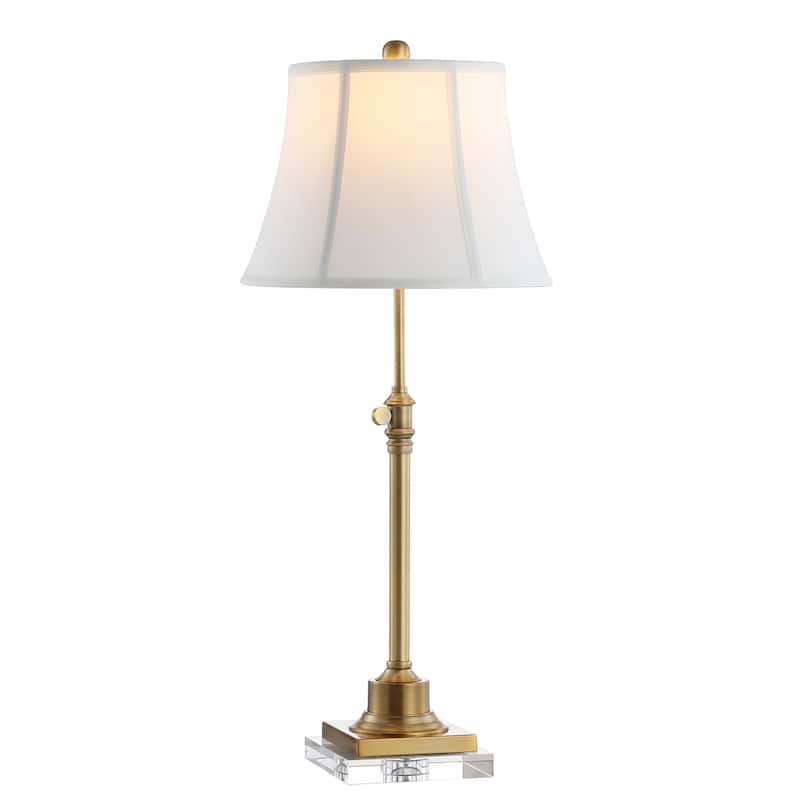 SAFAVIEH Lighting Amande 27-31-inch Adjustable Height Table Lamp Set of 2 - 13Wx13Dx31H
