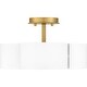 preview thumbnail 9 of 11, Balsam Four Light Semi-Flush Mount