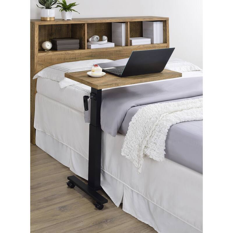 Geary Height Adjustable Mobile Bedroom C-Table - Mango