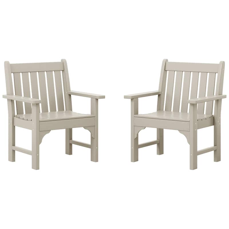 Laguna Poly Garden Arm Chair (Set of 2) - Sand