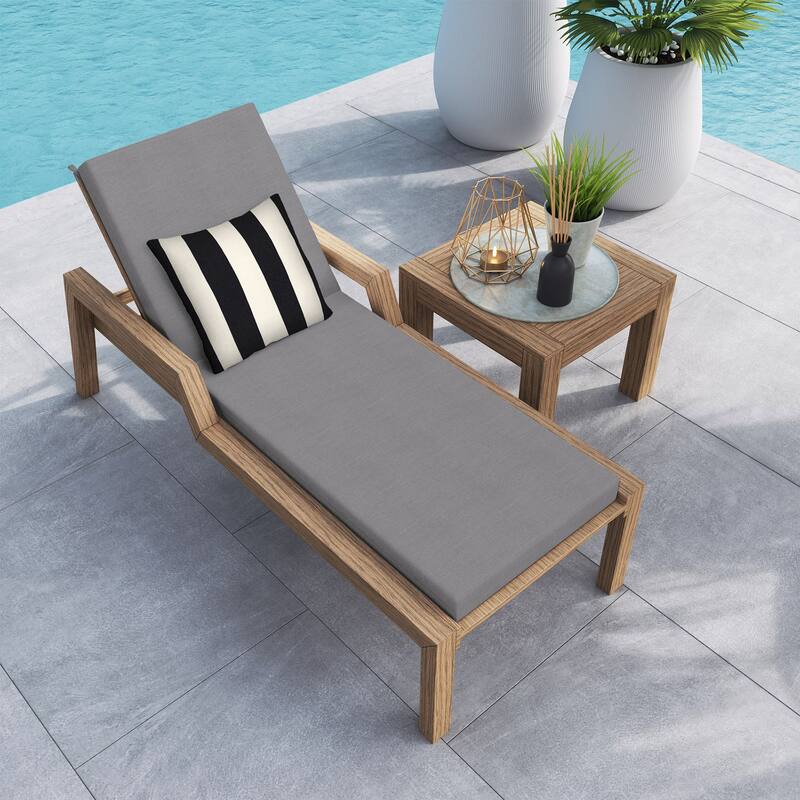 Textured Chaise Lounge Cushion - 22.5" wide x 70" long x 45" deep x 3.5" thick