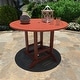 preview thumbnail 18 of 49, Weatherly 5-piece Outdoor Dining Set - 48" Round Table, Counter-height