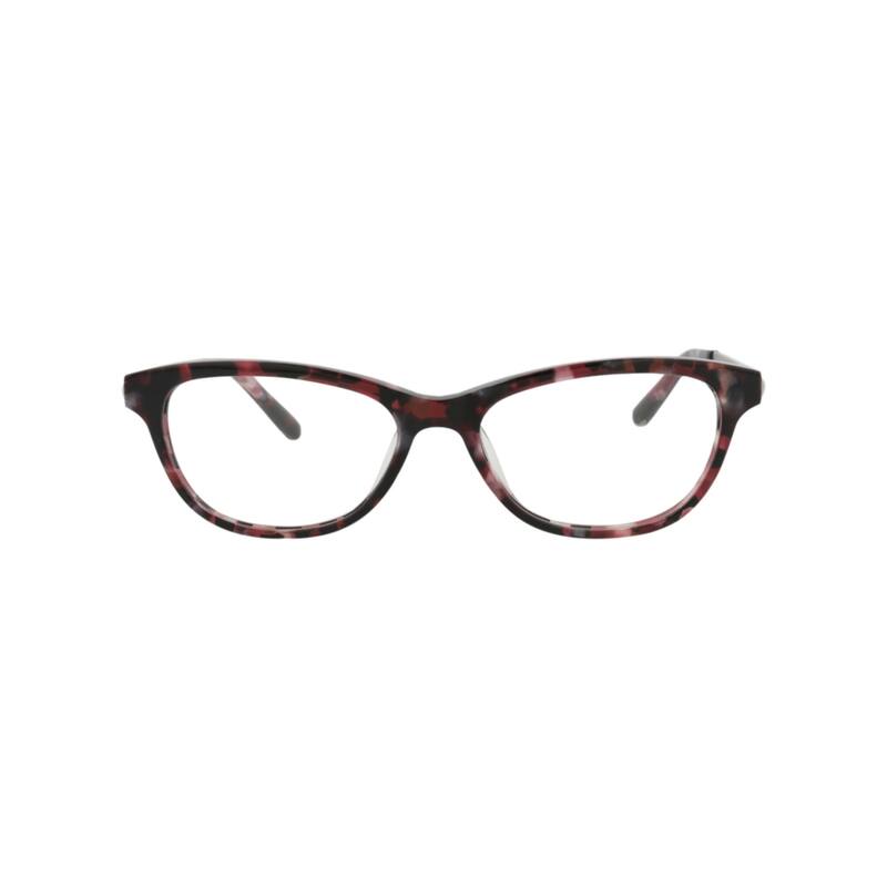 Maui Jim Round-Frame Acetate Optical Frames, Transparent Lens, Mauve Tortoise Frame