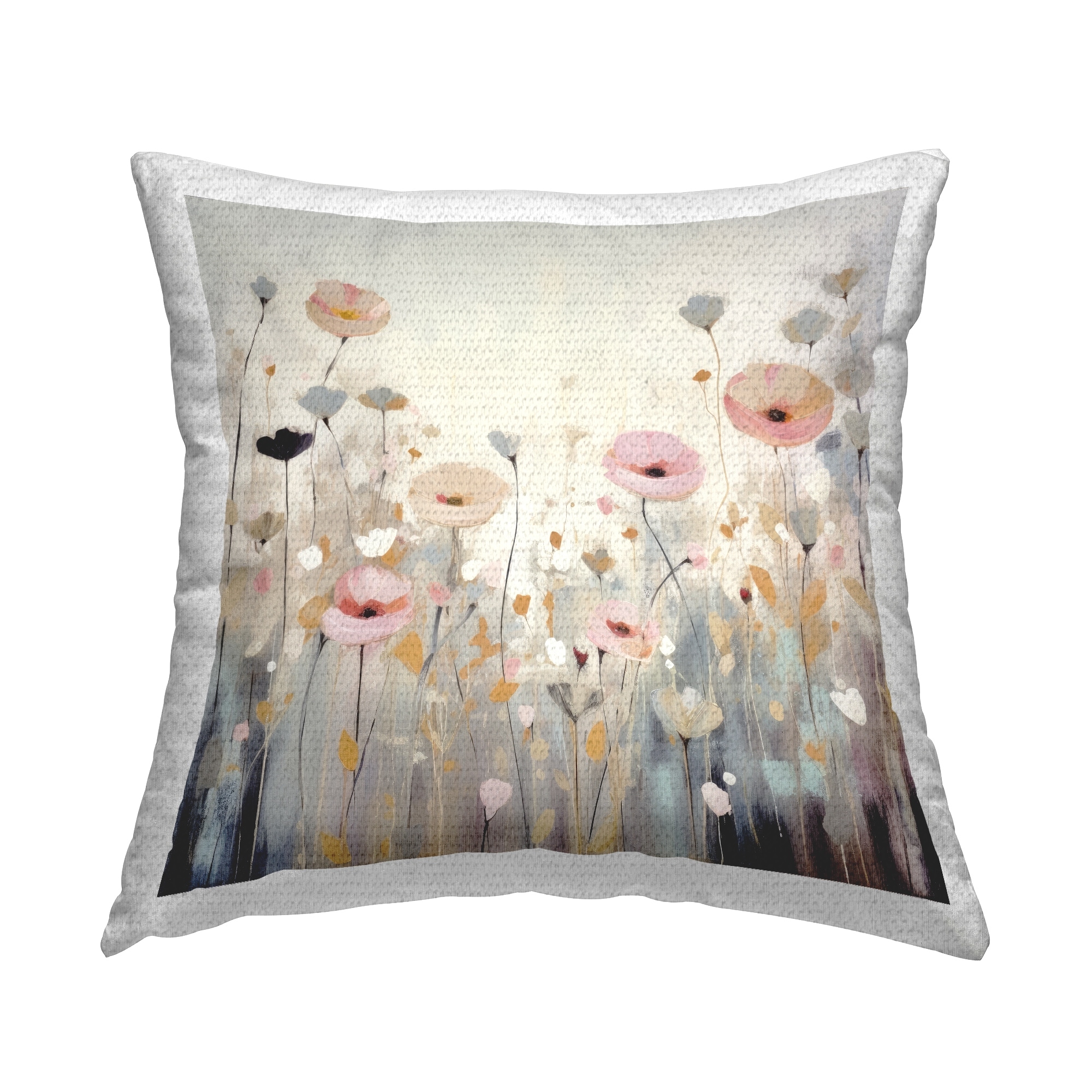 Stupell Abstract Poppy Meadow Printed Outdoor Throw Pillow Design by Irena Orlov
