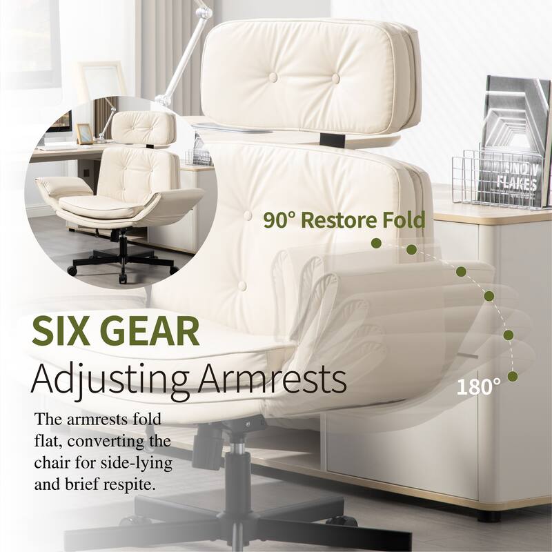 Swivel Task Office Chairs,Accent Chair With Adjustable Armrests And Headrest