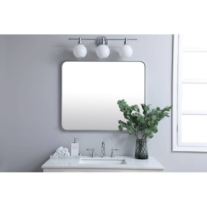 Elegant Lighting MR803036 Evermore 36" W x 30" H Contemporary