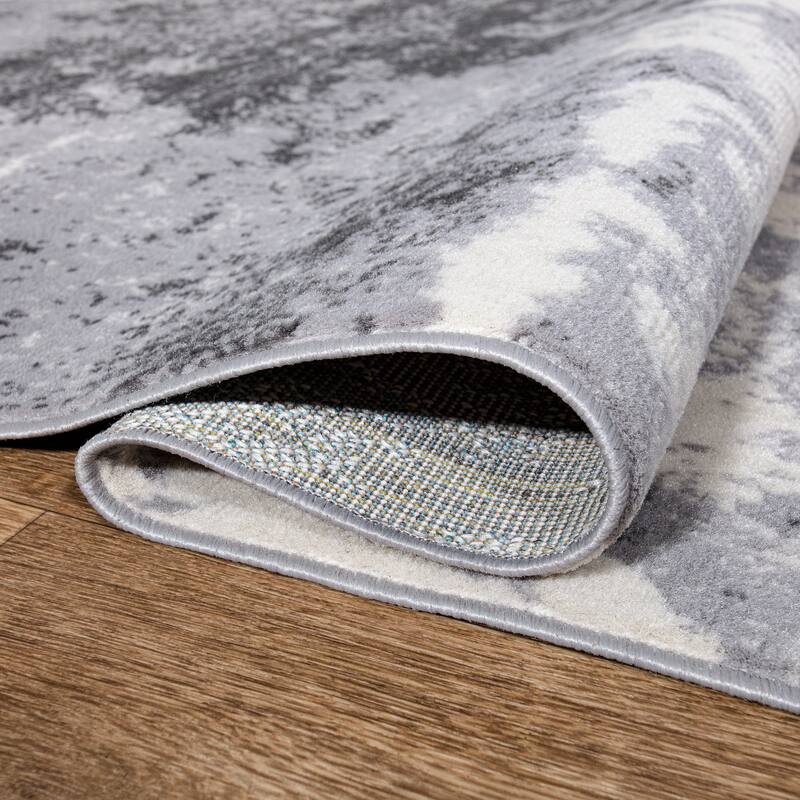 World Rug Gallery Contemporary Modern Abstract Area Rug