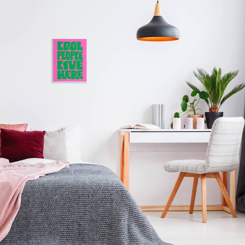 Stupell Cool People Live Here Wall Plaque Art Design By House of Lulu