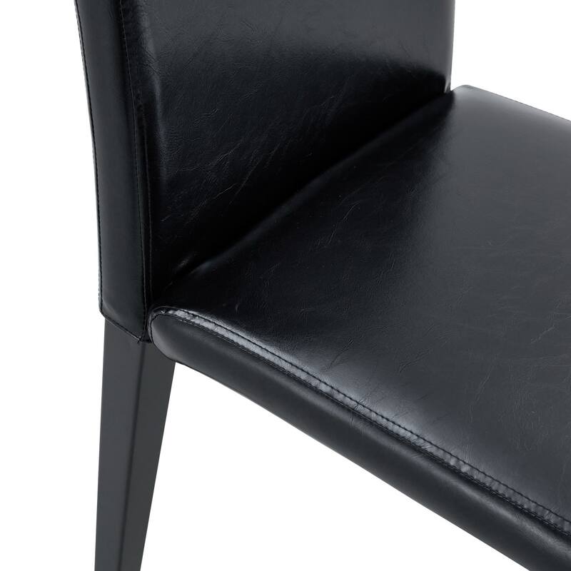 16" Modern Upholstered Dining Chair with Metal Legs, Set of 4