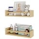 preview thumbnail 24 of 27, Wallniture Elba Wall Mounted Kids Shelves Nursery Storage Toy Organizer Wood Bookshelf, Set of 2