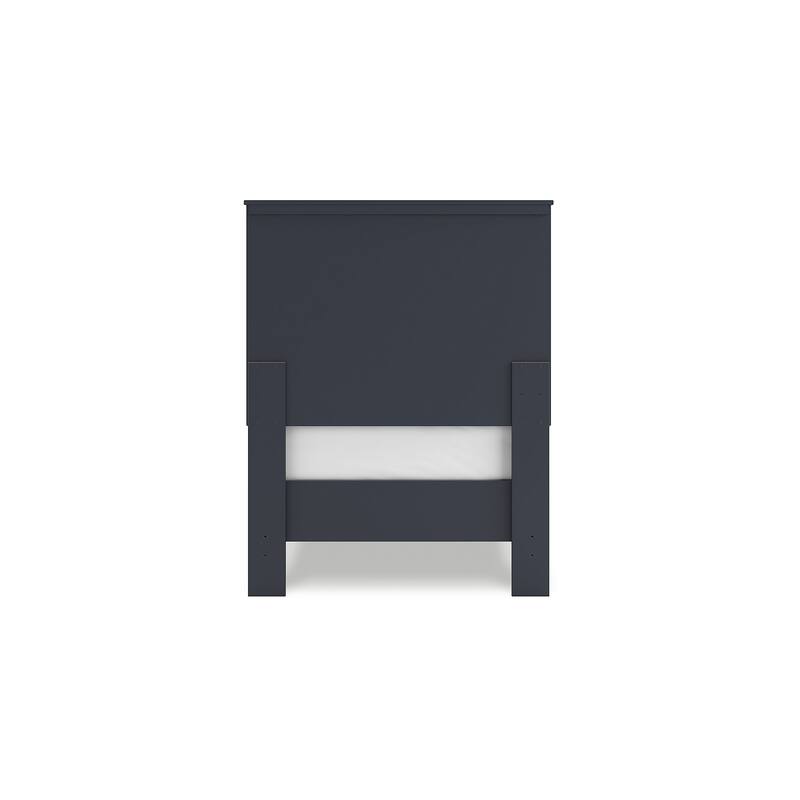 Signature Design by Ashley Simmenfort Dark Blue Platform Bed