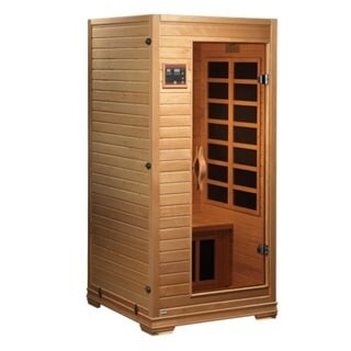 GDI Studio (GDI-6109-01) 1 to 2 Person Far Infrared Carbon Natural Wood Sauna