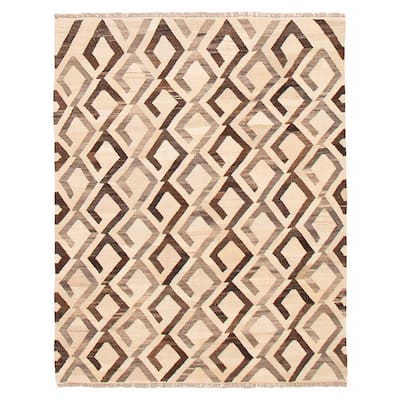 Sivas Ivory Kilim 5'1" x 6'6" - 5'1 x 6'6