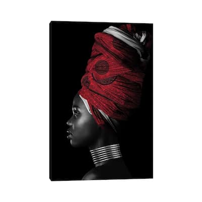 iCanvas "Red - African Women II" by Danilo de Alexandria Canvas Print