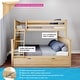preview thumbnail 60 of 63, Max and Lily Twin over Full Bunk Bed with Trundle Bed